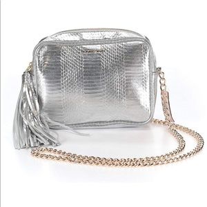 Silver Victoria’s Secret Crossbody Bag✨